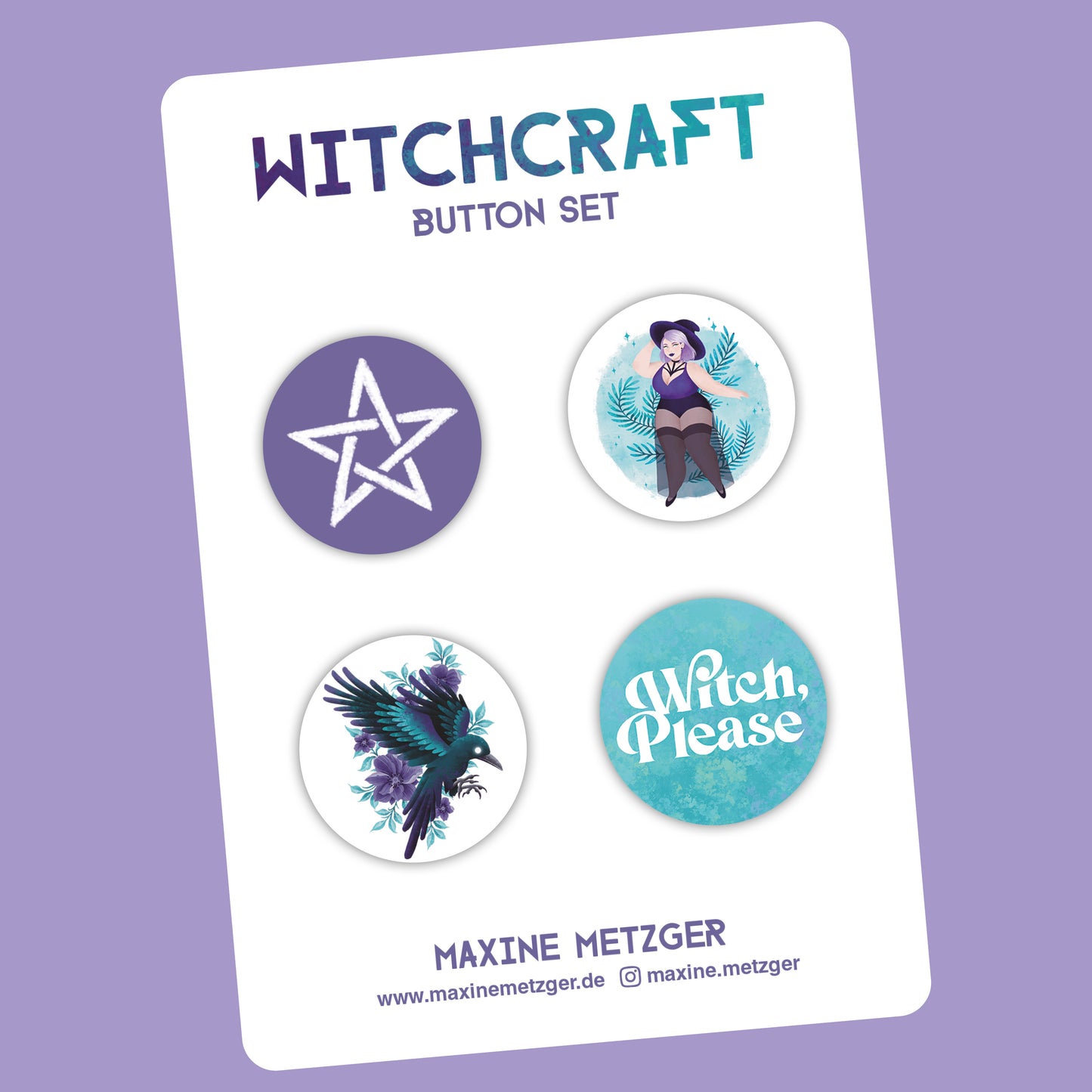 WITCHCRAFT Mystery Button Set